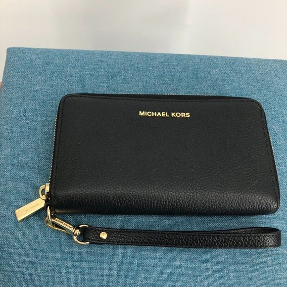 Michael Kors black classic Jet Set Saffiano leather tote bag & matching wallet - Picture 3 of 16